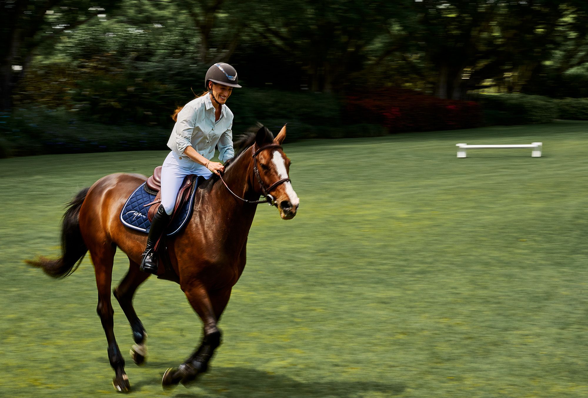 People with horses in Wellington, Florida